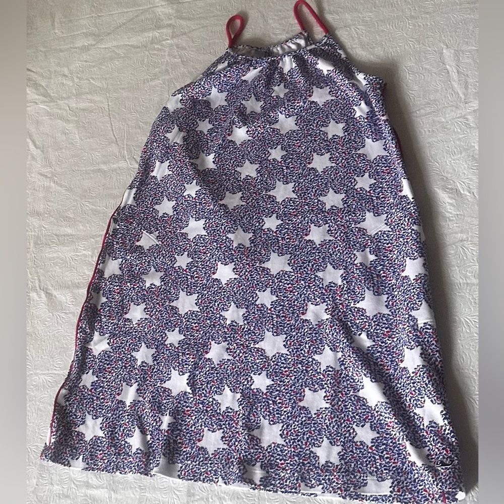 Vineyard Vines Red, Blue, and White Patterned dress